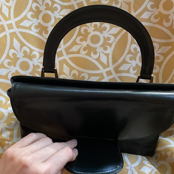 Saks Fifth Avenue Black Handbag - Picture 3 of 7